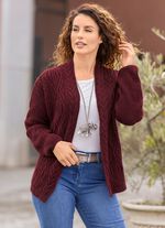 Cardigan met parelaccenten 