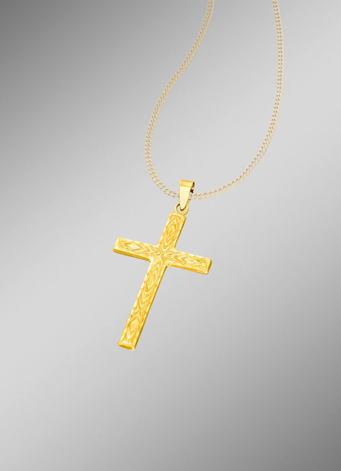 Kruishanger met diamantcoating 