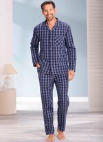 Comte geweven pyjama met knoopjes aan de bovenkant 