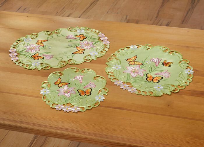 Tafel- en kamerdecoratie in lentestijl GROEN-MULTICOLOR