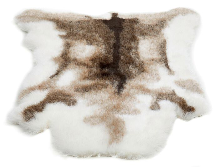 Pluizig bont vloerkleed 