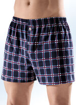 Pak van vier boxershorts met ruitjesmotief 