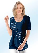 Overhemd met subtiel gestreept dessin 