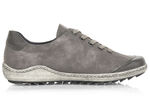 Remonte, comfortabele damessneakers, breedte G, met uitneembaar voetbed GRIJS