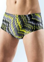Schwab zwembroek in hogere slipvorm met all-over print 
