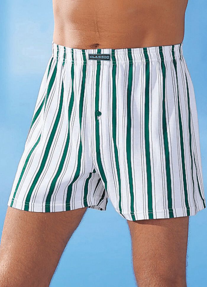 Set van vier boxershorts, bont gestreept 
