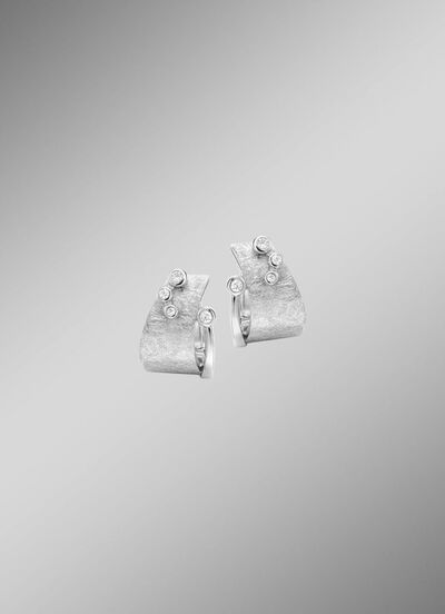 Elegante creolen met zirkonia 