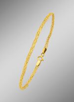 Gevlochten gouden armband 