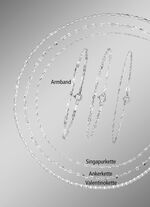 Elegante 6-delige zilveren sieradenset 