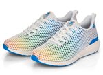 Rieker sneakers met regenboog kleurverloop WIT-MULTICOLOR