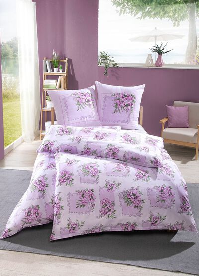 Dubbelzijdig bedrukt beddengoedset van Dobnig 