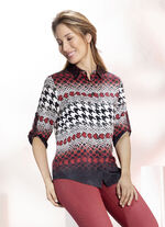 Modieuze blouse met overhemdkraag 