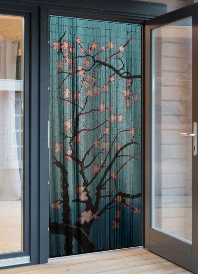 Bamboe gordijn "Bloesem" 