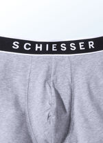 Set van drie slips met elastische tailleband 3X GRIJS GEM&Ecirc;LEERD