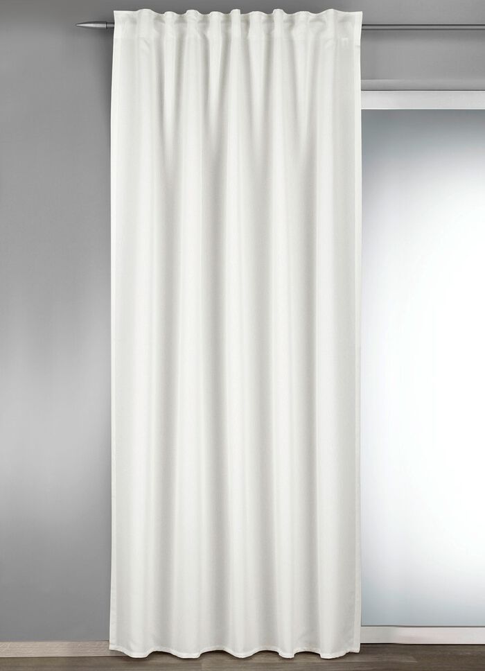 Semi-transparant overgordijn WIT