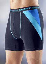 Set van vier broeken, effen met inzetstukken en decoratieve naden 