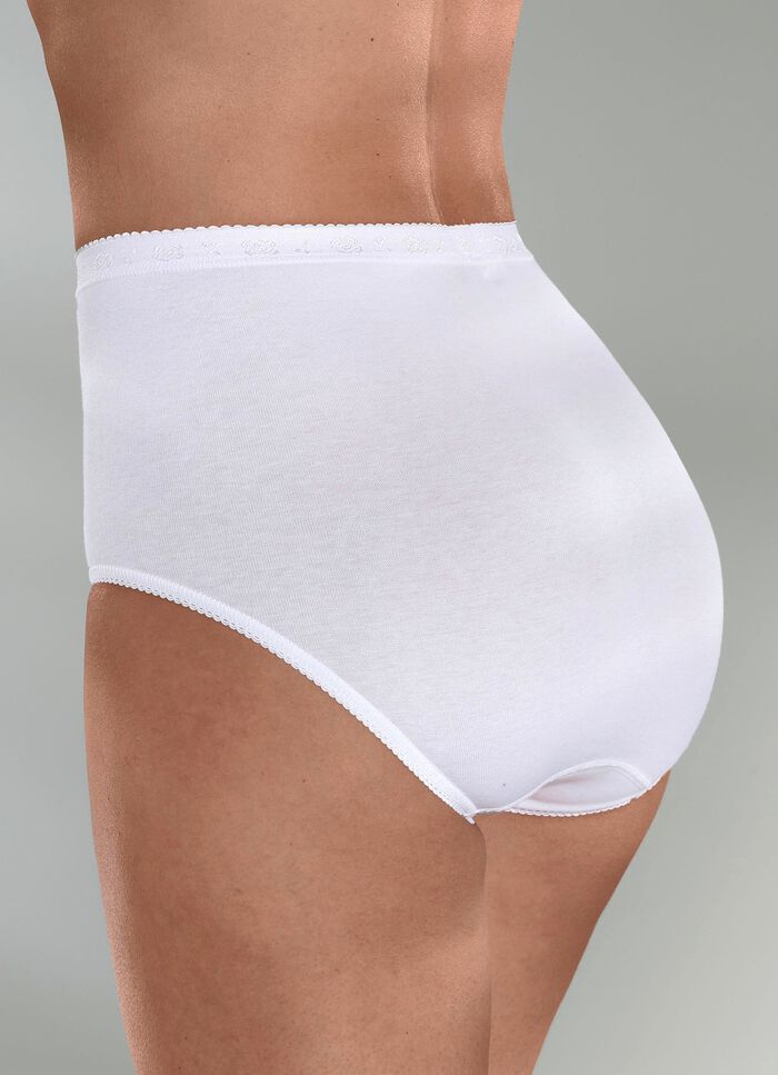 Drie-pack slips met elastische boorden 