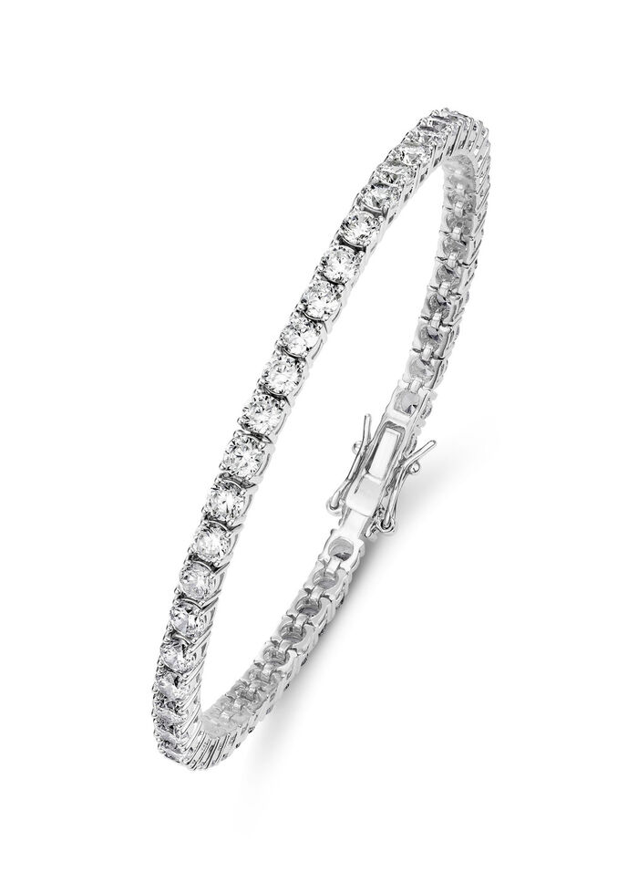 Sprankelende armband met synthetische zirkonia 