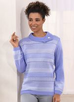 Trui met een subtiele glans 