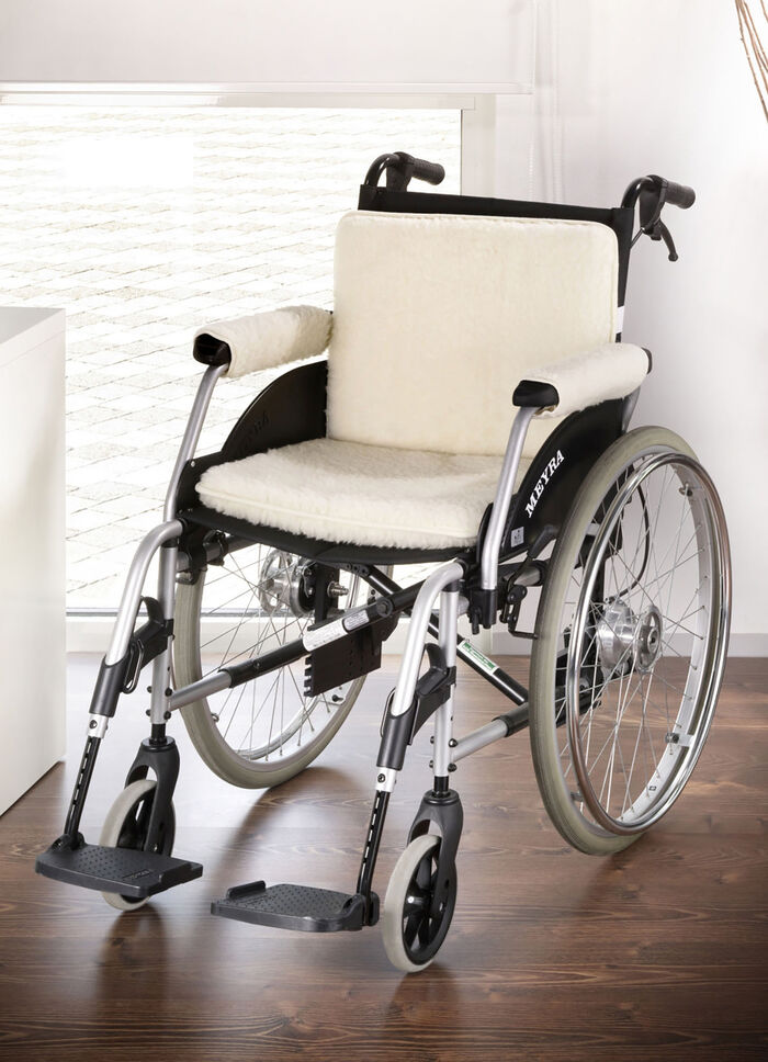 Rolstoelset van scheerwol, 3-delig 