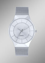 Quartz horloge met metalen kast 