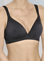 Naturana-bh met zacht gevoerde cups ZWART