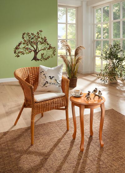 Deels massieve bijzettafel 