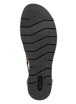 Sandaal met klittenbandsluiting ZWART