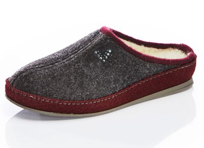 Ademende damespantoffels, met nieuwe wol 