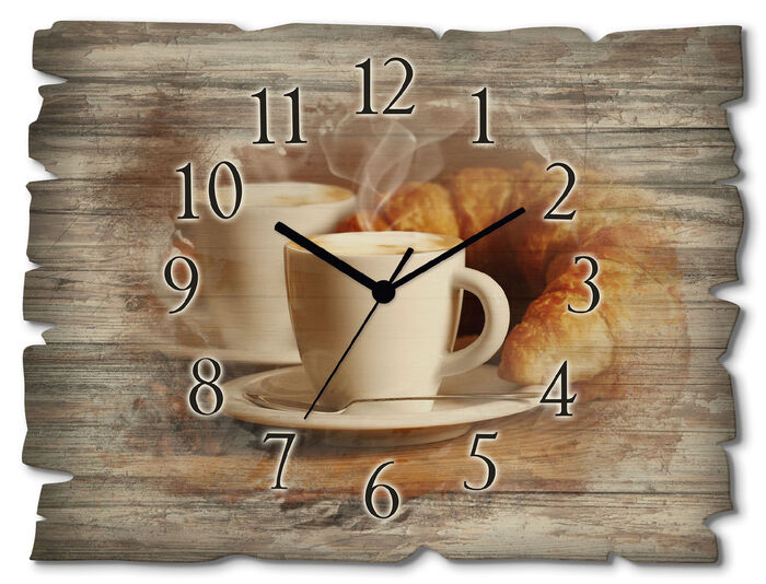 Wandklok met een vintage look 