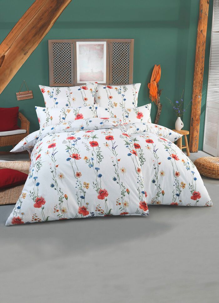 Beddengoedset dubbelzijdig bedrukt ROOD