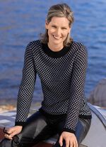 Pullover met decoratief patroon 