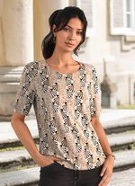 Shirt met kleurrijke all-over print 