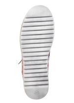 Gemini vetersneakers van gecoat nappaleer met bloemenprint 