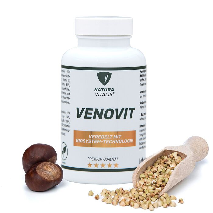 Venovit-capsules met hooggedoseerde vitamine C en magnesium 
