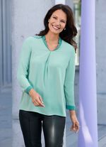 Tuniek met opstaande kraag 