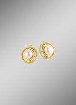 Clipoorbellen met zoetwaterkweekparels en clipsluiting 