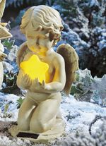 Engel met ster op zonne-energie 