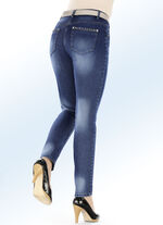 Jeans met mooie klinknagels JEANS BLAUW