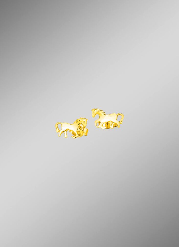 Paardenoorbellen van goud 