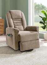 Tv-fauteuil met motor en opstahulp BEIGE