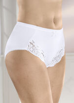 Set van drie slips met elastische kant 