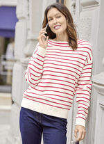 trui met strepenmotief 