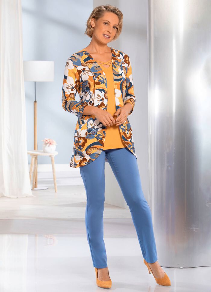 Overhemdjasje met zijzakken 