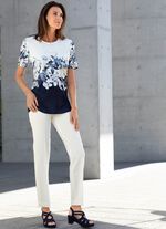 Stijlvol shirt met strass-opschrift 