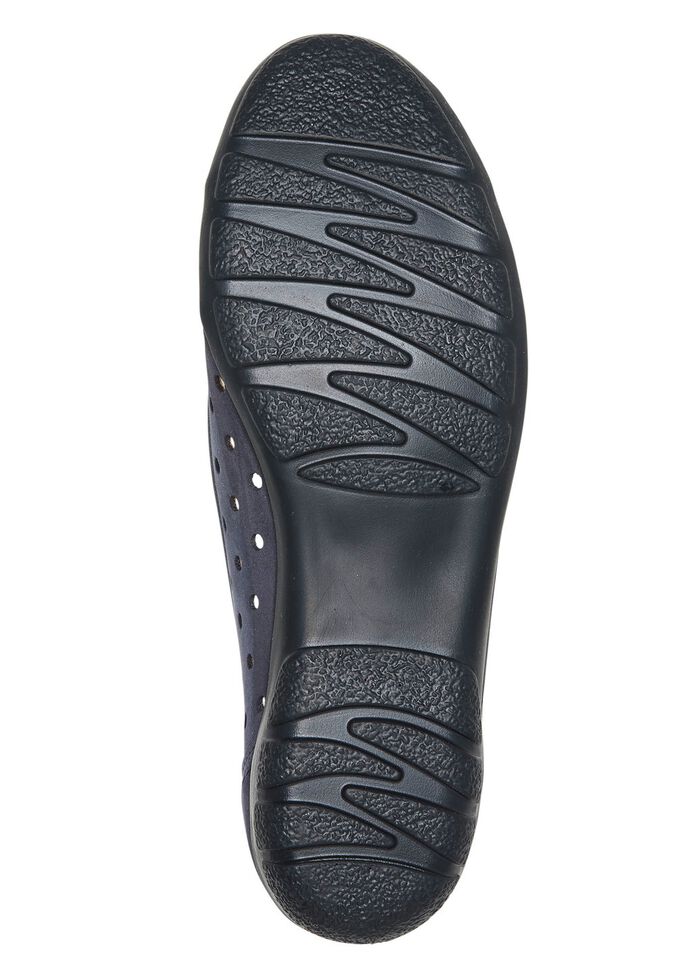 ELENA EDEN, zomerse damesballerina's, wijdte G, met uitneembaar voetbed MARINE