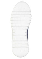 ELENA EDEN, zomerse damessneakers, breedte H, met uitneembaar voetbed JEANS-SILBER