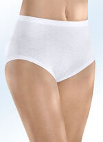 Set van vier gestructureerde slips aan de voorkant 