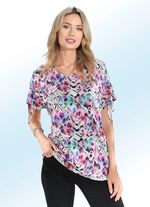 Overhemd met split en strikband 