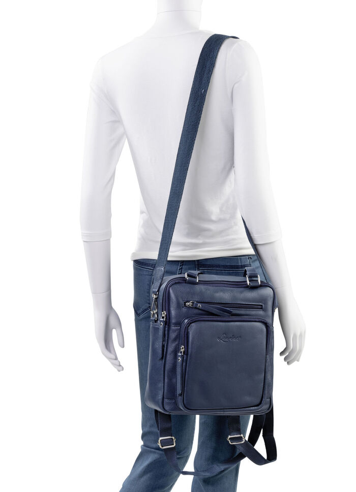 Laurina rugzak van volnerf nappaleer MARINE